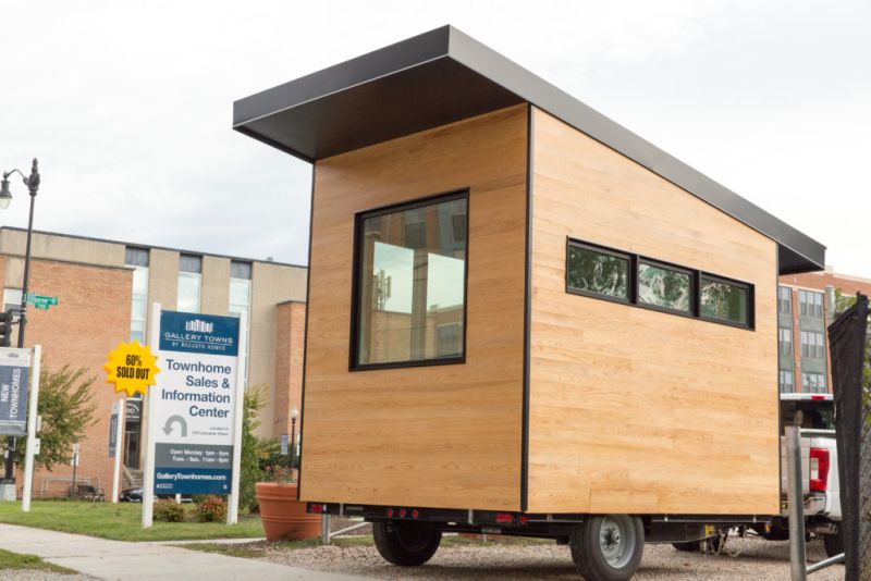 Garden office on wheels