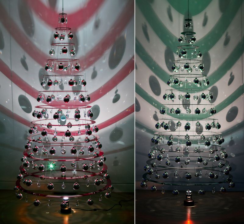 Christmas trees are available in elegant colors