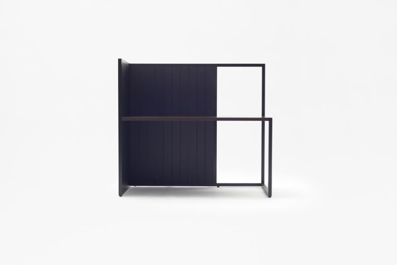 L-shaped covered wall panels