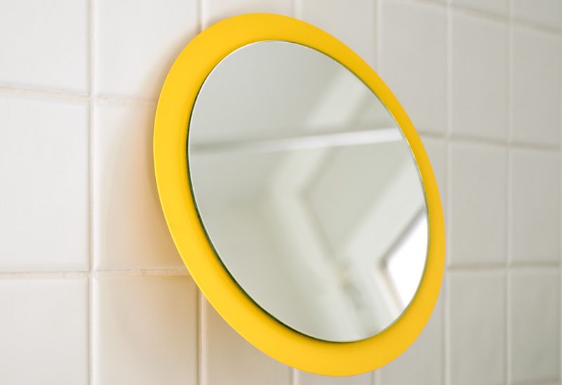 Toro rotating wall mirror by Gravina