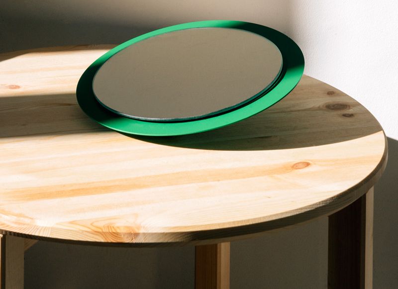 Toro rotating wall mirror by Gravina