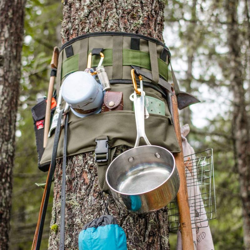 Hang your cookware, water bottles and other tools