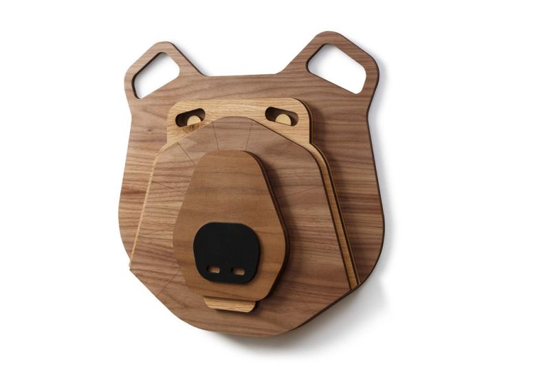 Funny bear wall mask