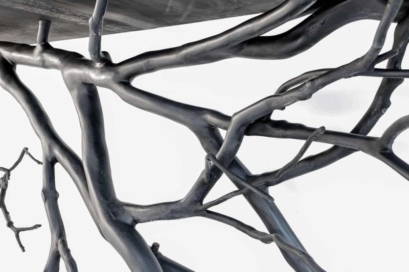 Bilbao Console is Sebastian Errazuriz’s latest tree branch table