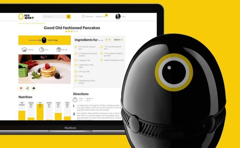 Hello Egg is AI-enabled cooking assistant