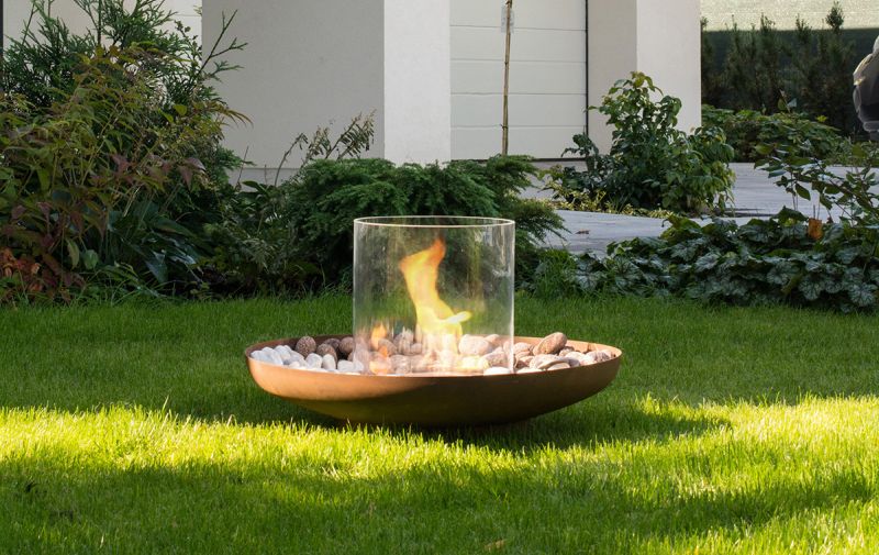 Portable bio fireplaces by Planika