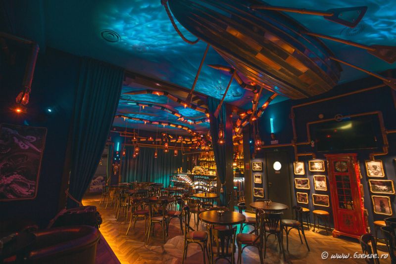 The Abyss Pub In Italy Gets Mind Boggling Steampunk Interiors