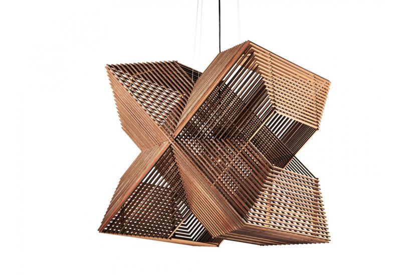 The Angles Pendant Lamp Is Perfect Harmony Of Laser Cut Wooden Rectangles - Laser Cut Wood Pendant Light The Angles Pendant Lamp Is Perfect Harmony Of Laser Cut Wooden Rectangles - Laser Cut Wood Pendant Light