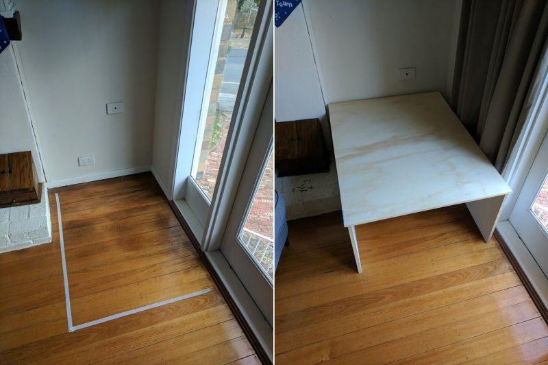 This couple builds a secret staircase to the basement home theater