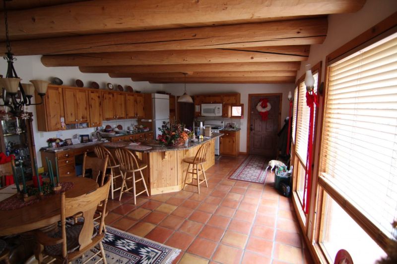 Spacious kitchen area