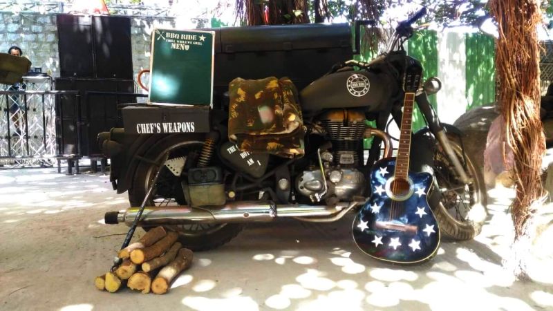 Bengaluru Students Turn Bullet Motorbikes Into Bbq On Wheels