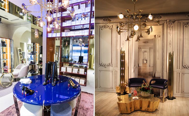 Botti Chandelier by Delightfull consists of multiple trumpet bells