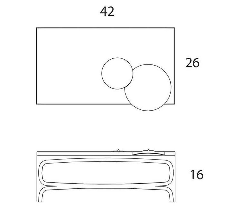 Drops coffee table by Jeffrey A Day