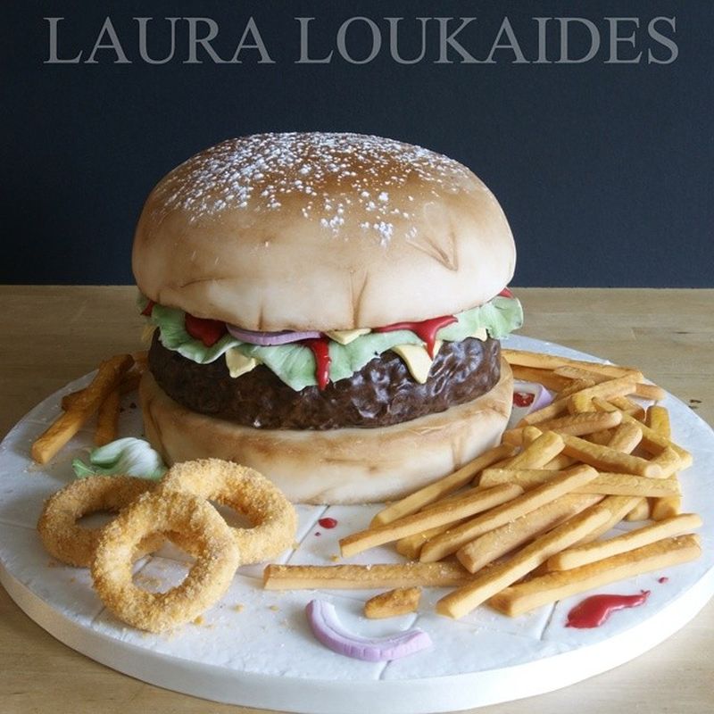 Laura Loukaides bakes cakes that are everything but cakes