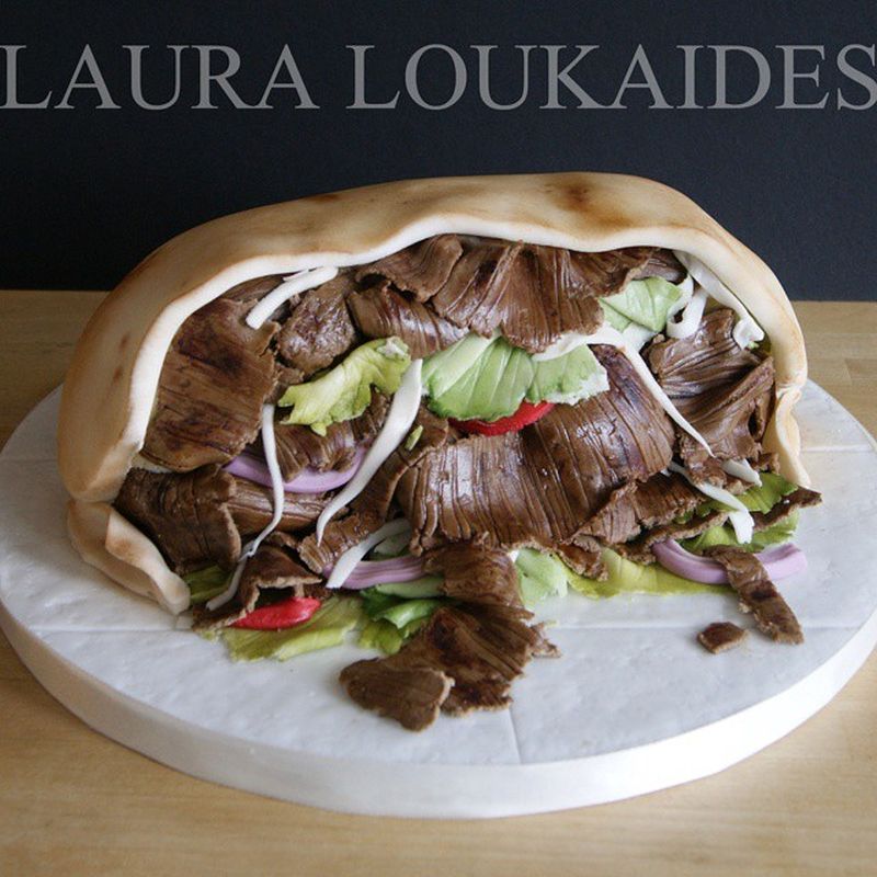Laura Loukaides bakes cakes that are everything but cakes