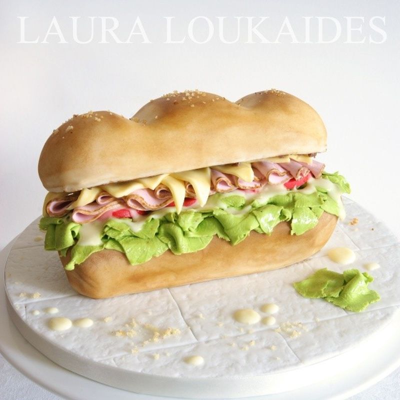 Laura Loukaides bakes cakes that are everything but cakes