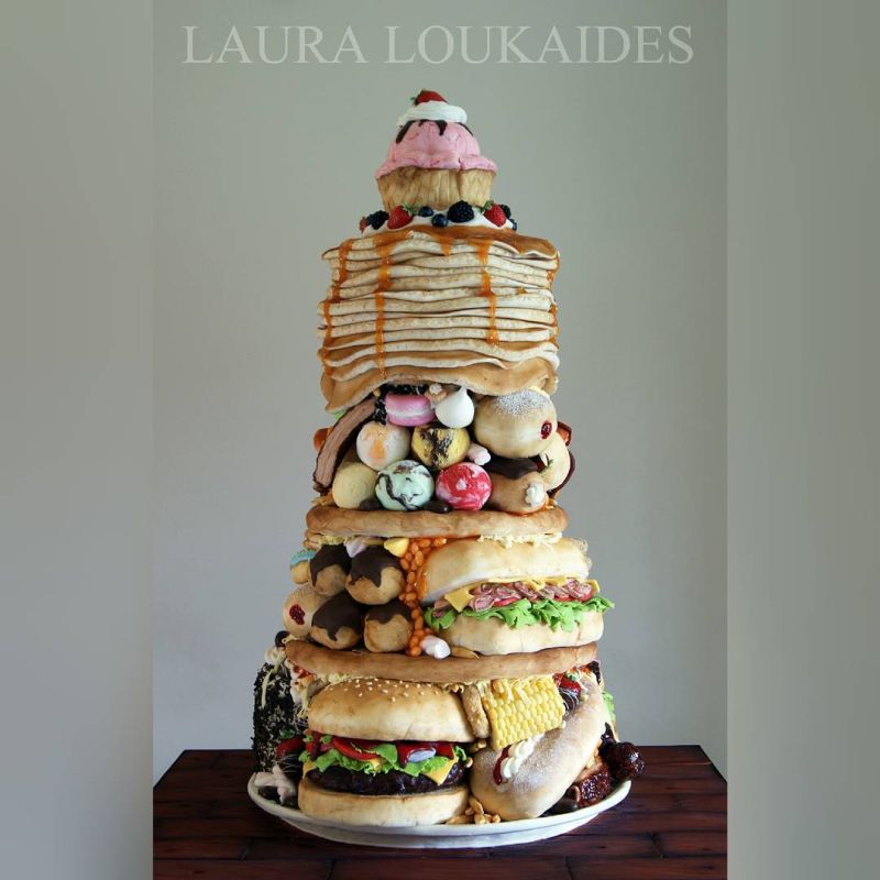 Laura Loukaides bakes cakes that are everything but cakes