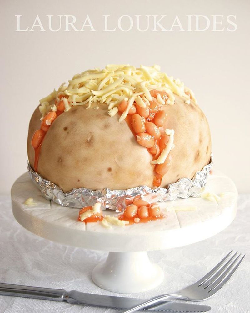 Laura Loukaides bakes cakes that are everything but cakes