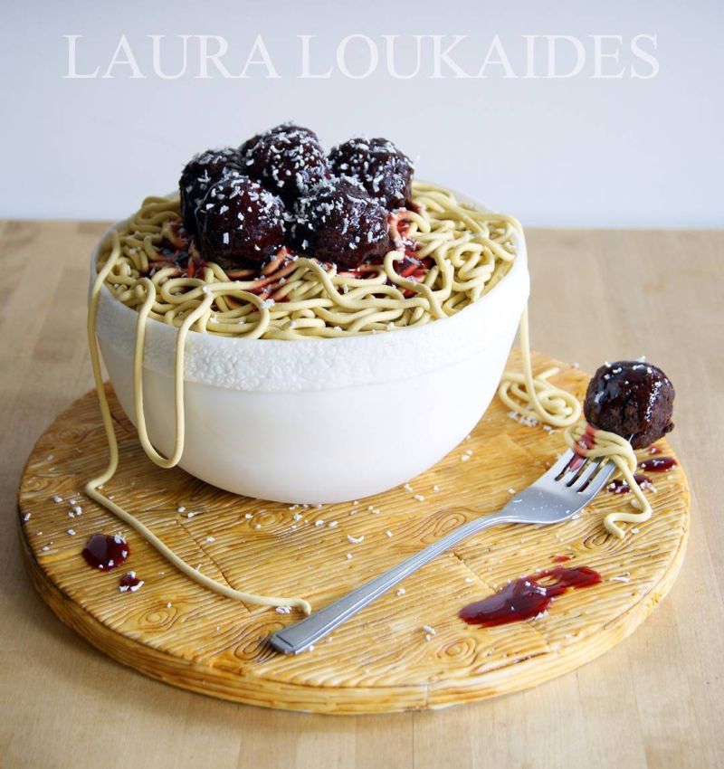 Laura Loukaides bakes cakes that are everything but cakes