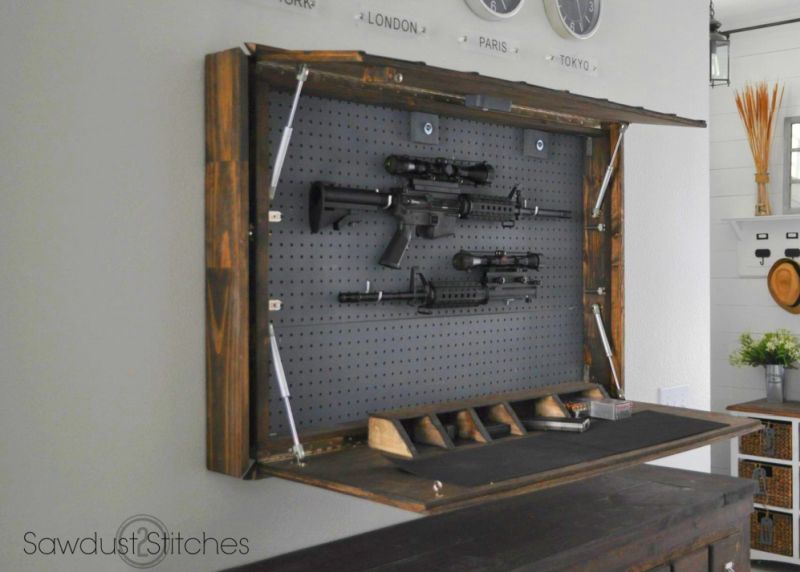 Diy Give Your Guns A Disguised Compartment And Be Safe