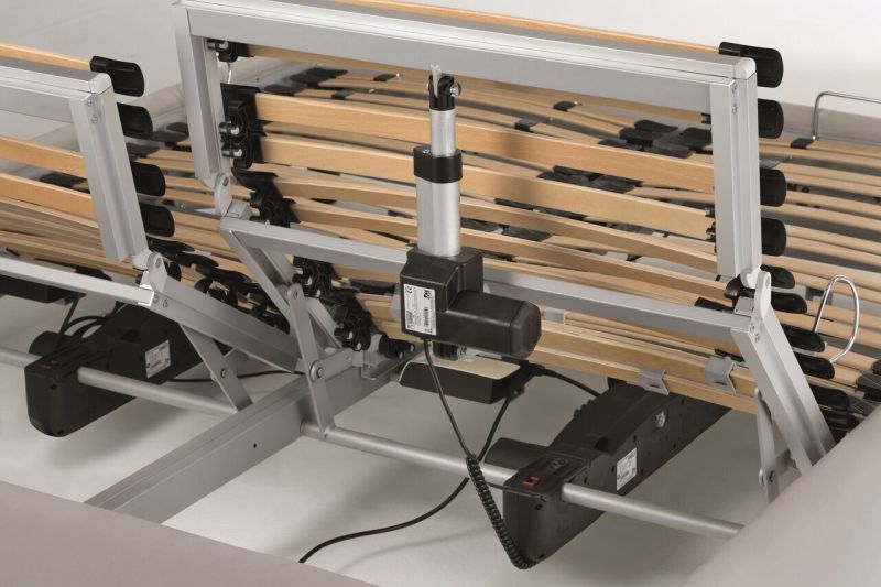 Motion 4 mattress support by Flou can be adjusted with smartphones