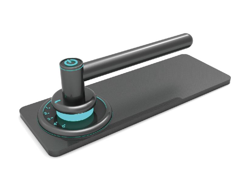Swing Door Lock comes with blind-friendly mechanism