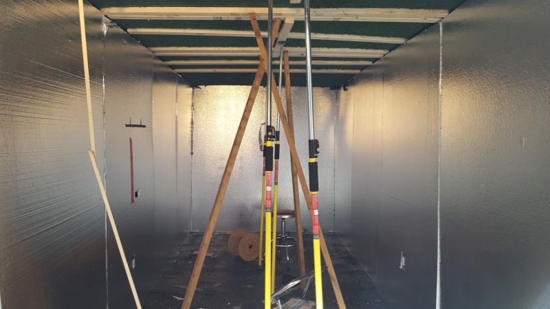 Man transforms shipping container into an underground party bunker