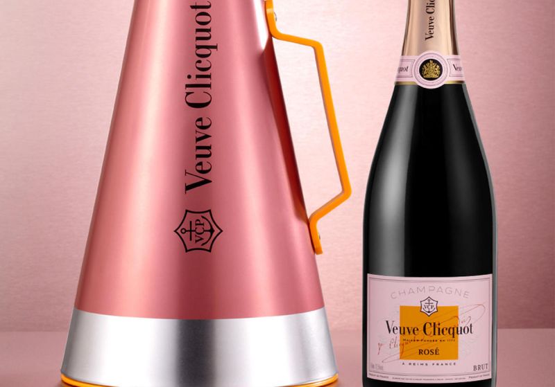 Veuve Clicquot Rosé Scream Your Love megaphone