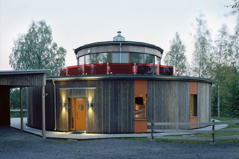 Villa Circuitus is first circular passive house of Sweden