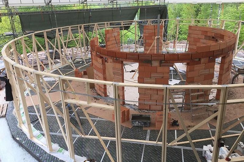 Villa Circuitus is first circular passive house of Sweden
