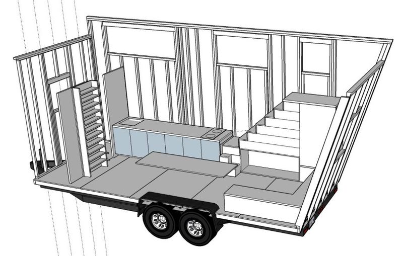 Wedge is off-grid, tiny-house-on-wheels that leaves no waste behind