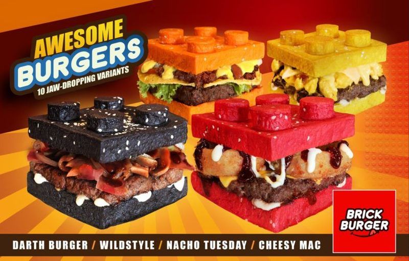 lego burger shop lego burger shop
