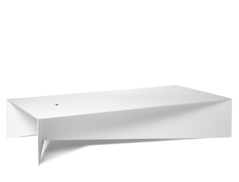 Fold outdoor fire table by Paloform