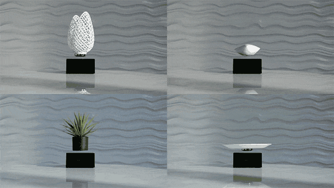 Levitating X suspends objects in mid air