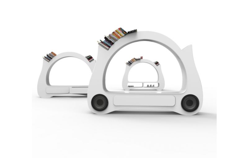 My Space media center is perfect to show off your book collection