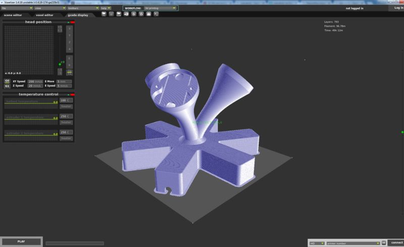 Paula Szarejko creates 3D printed flower lamp