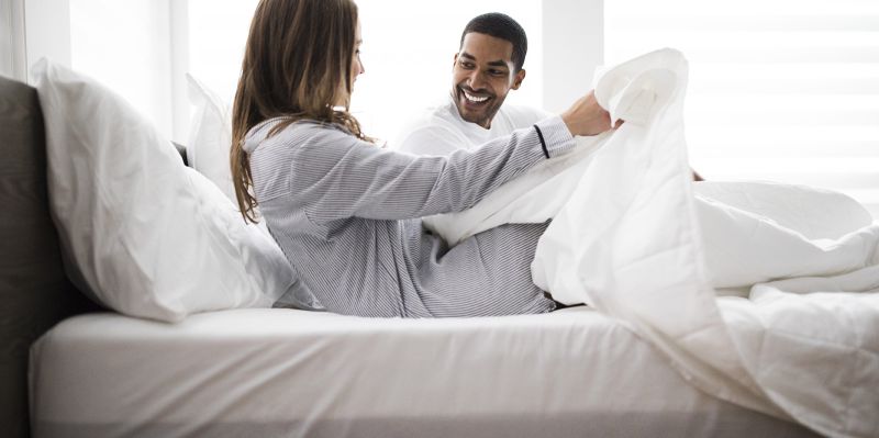 Pons easy to setup bed frame comes with USB ports for charging