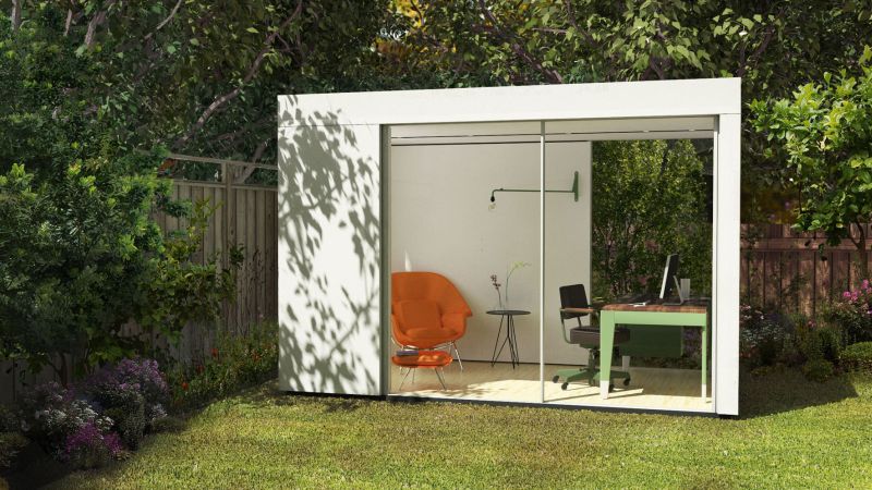 Prefab Backyard Cabin By Cover Is Made From Pre Insulated Steel Panels