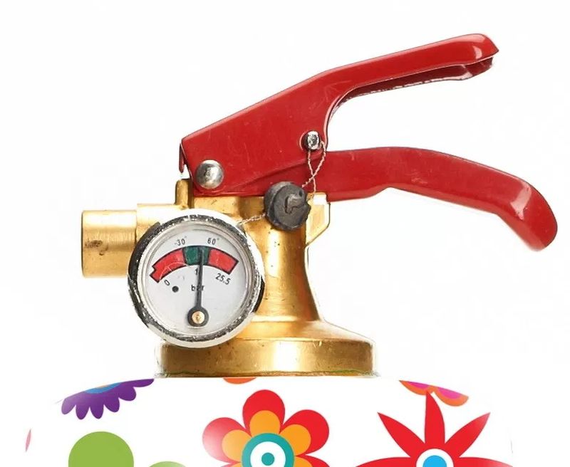 Safe-T chic fire extinguishers fit perfectly in your kitchen