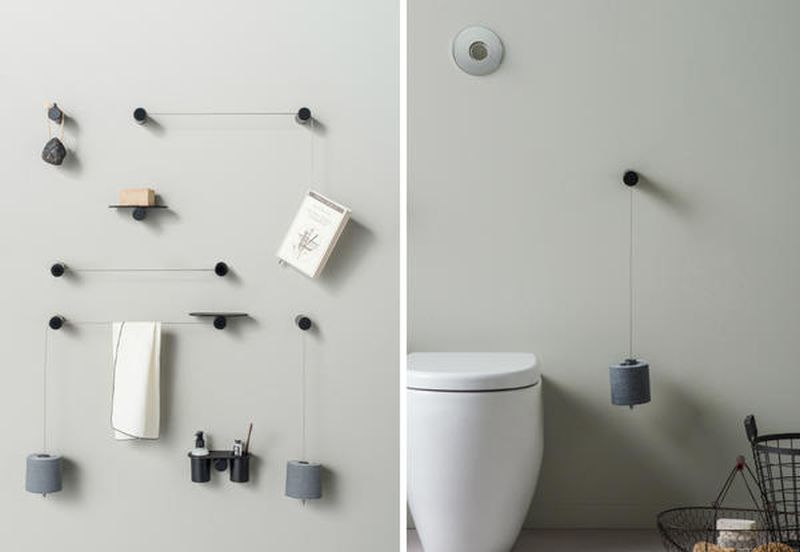 dot towel holder