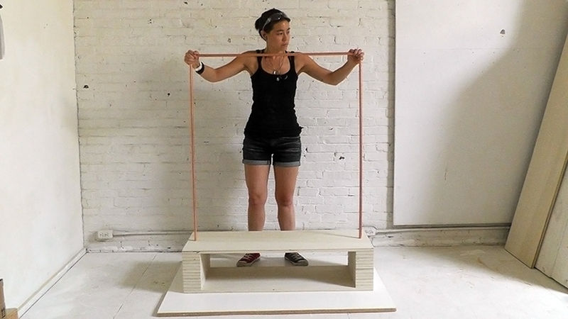Easy to build DIY rolling garment rack