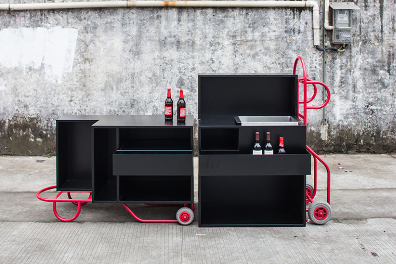 Furniture with wheels is new concept for urban dwellers