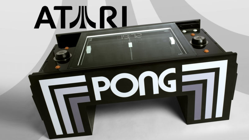 Gerardo Orioli creates real-life Atari Pong coffee table