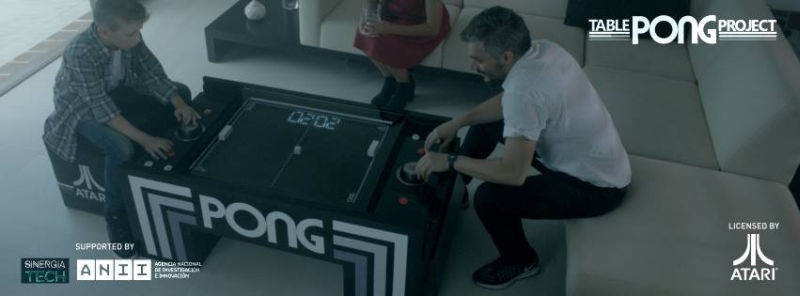 Gerardo Orioli creates real-life Atari Pong coffee table
