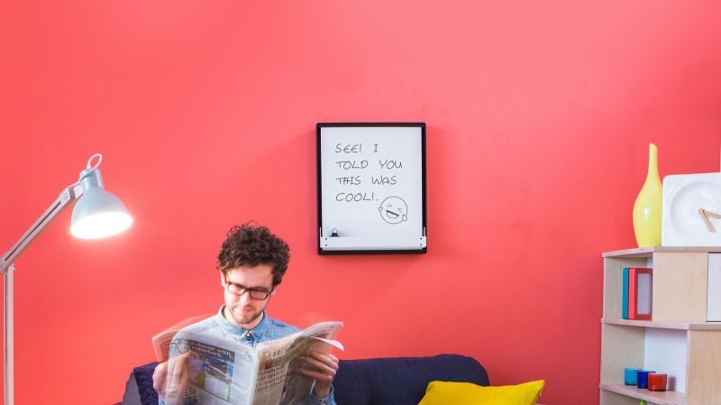 Joto robotic drawing board doubles as smart frame