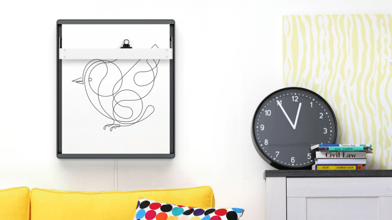 Joto robotic drawing board doubles as smart frame