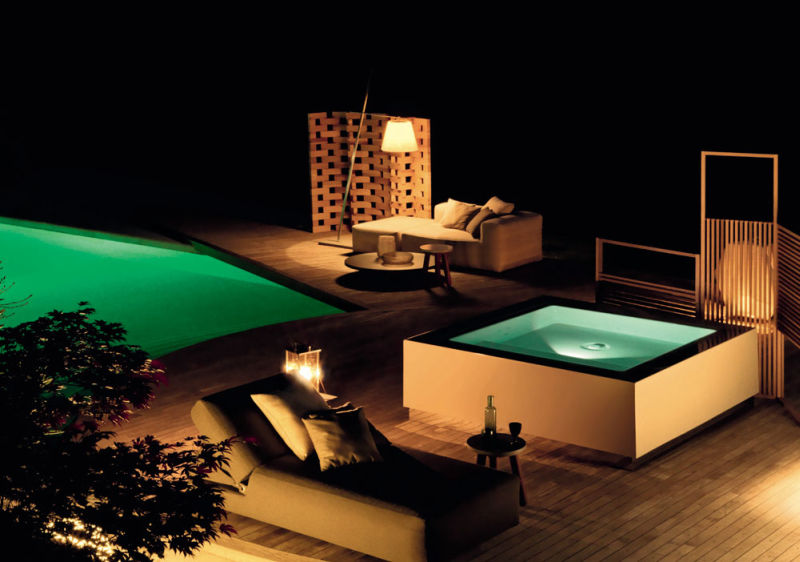 Quadrat mini pool is a Jacuzzi in disguise