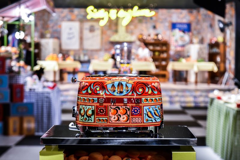 Smeg kitchen appliances get cool makeover by Dolce&Gabbana