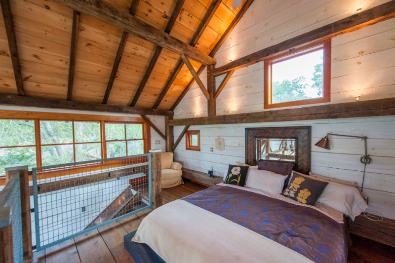 Old barn restored into cozy house