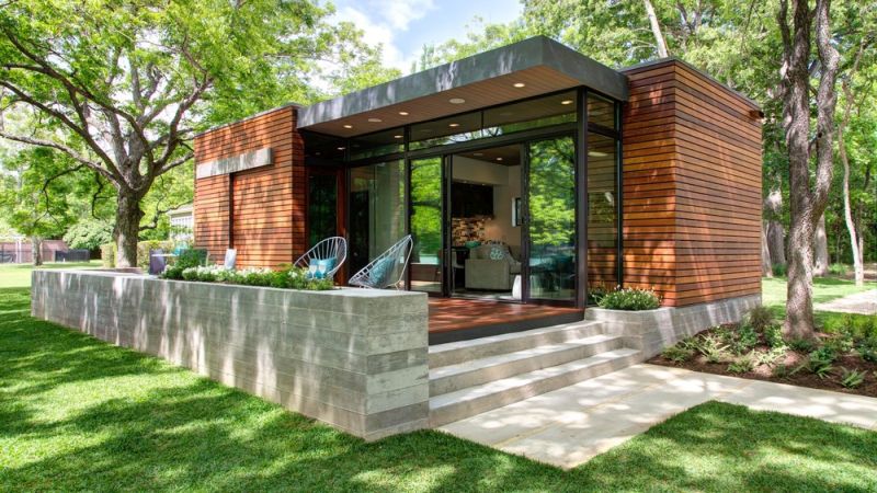 Un Box Studio Designs Rustic Lakeside Cabin At Austin